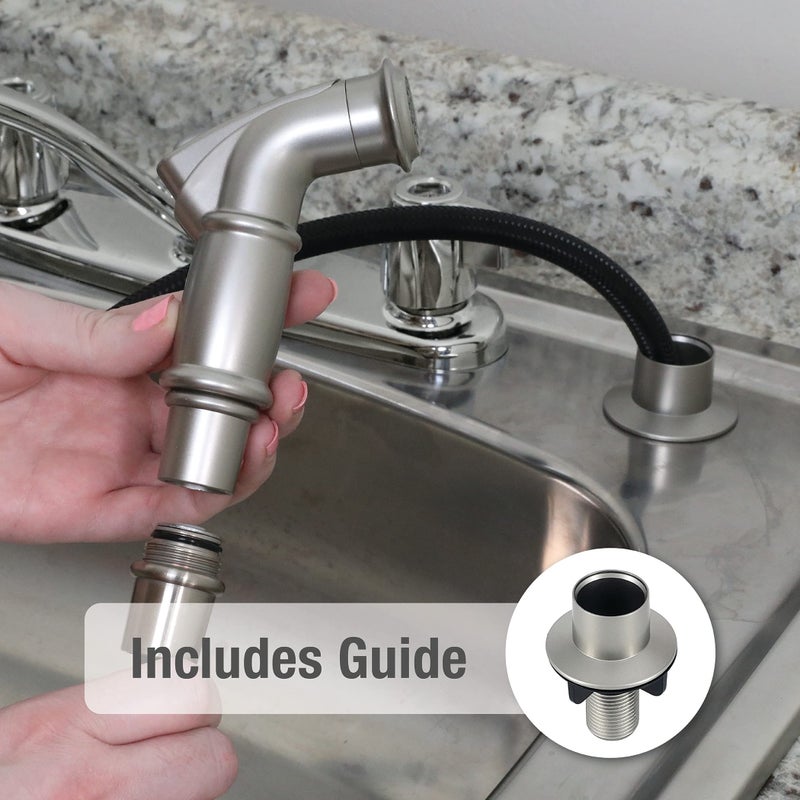 DANCO Kitchen Sink Side Spray, Brushed Nickel, 1-Pack (10335) - Image 2
